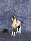 Ooak Breyer Cm Custom Stablemate Django Horse  beautiful Friesian  Pinto Cross  