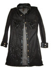 Dreams Women s Size M Black Sheer Long Sleeve Snap Button-down Shirt Dress