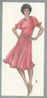 Uncut Vintage 1980 Sewing Pattern Simplicity 9824 Misses Dress Size 14 Bust 36