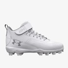 Under Armour Cleats Men   s 13 Harper 7 Mid Rm White Baseball 3025587-100