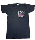 U2 Security Shirt Rare Unforgettable Fire Tour Not Sold To Public Medium Vintage