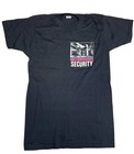 U2 Security Shirt Rare Unforgettable Fire Tour Not Sold To Public Medium Vtg