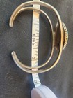 Vintage Navajo Indian native American Sterling  Silver And Turquoise Bracelet 