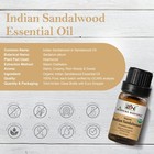 Organic Indian Sandalwood Essential Oil Certified Organic  100  Pure  Undiluted