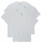 Stafford 4-pack Men s Heavy Weight 100  Cotton Crew-neck T-shirt White
