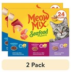  2 Pack  Meow Mix Seafood Selections Variety Pack  Wet Cat Food  2 75 Oz Cup  24