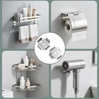 2pcs Stainless Steel Towel Bar Wall Bracket W screws Bath Mounting Hardware Kit