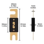 100a Anl Fuse 100 Amp Inline Blade Fuses 32v For Car Audio Inverter Automotiv   