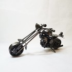 Collectible Motorcycle Metal Sculpture Recycled Art Handmade Motorbike Model Toy