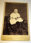 Rare Antique Western American Child Toy Doll California Cabinet Card Photo  Ca 