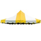 Replacement Pole Tent Canopy Top 20x20 Yellow Cover Event Wedding Party Gazebo