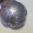 Rare Antique Southeast Asian Oriental Silver Pomander Box Pendant
