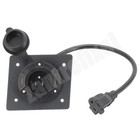 For Ezgo Txt Rxv Charger Port Cover Plate Lithium Battery   120v Plug Adapter Us