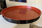 Vintage Burmese Lacquerware Tray Platter