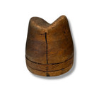 Antique Wooden Hat Block Mold Millinery Tool Display Hatmaker Hatter Vintage Hat