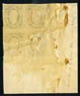 Confederate States Csa    12 10c Jefferson Davis Stamp Mnh Block 1863-64 5b16 51