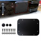 1 Set Spare Tire Carrier Delete Plate W  Bolts Fits Jeep Wrangler Jk 2007-2018