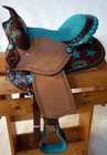 Horse Saddle Leather Western Handmade Barrel Racing Racer Equestrian Trail Tack