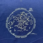 Vintage 80s Zodiac Outer Space Stars Constellation Art Shirt Size Medium