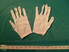 3 Pairs Of  Lightweight White Cotton Gloves  Mens Size  Free U s  Shipping 
