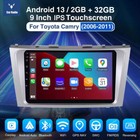For Toyota Camry 2007-2011 Car Stereo Radio Android Auto Apple Carplay Gps Navi