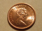 1980 Falkland Islands Coin 1 2 Penny Salmon Fish  Super Sweet Coin Uncirculated