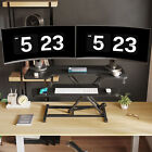 Flexispot 42  Height Adjustable Office Desk Riser Black Standing Desk Converter
