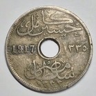 Egypt 10 Milliemes 1917 Ah1335 Copper-nickel Coin Km 316