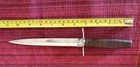 Vintage Inox French Le Couteau Volant Lancer Dagger Knife W  Sheath -see Photos 