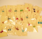 Wholesale Lot 20 Pcs Assorted Styles Colors Handmade Glass Beaded Drop Earrings