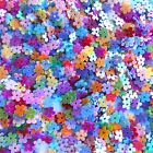 Sequins Flowers Lustre Mixed  400 Pcs 5mm Pinks  Reds  Yellows  Etc   066 