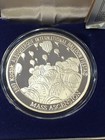  999 Fine 1oz Silver Commemorative Coin 1997 Official World Class Balloon Fiesta