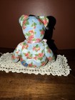 Ty Beanie Babies 2 0 Motherly Bear Floral Pattern Pink Ribbon 2008 Plush