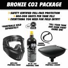 Maddog Tippmann Cronus Basic Bronze Co2 Paintball Gun Starter Package Black Tan