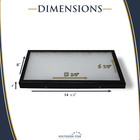 3 Pack Of 8 X 14 X 1 Riker Display Cases Boxes For Collectibles Jewelry   More 