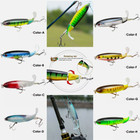 Whopper Plopper Topwater Floating Fishing Lures Rotating Tail For Bass Pike New