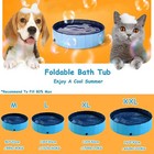 Dog Pool Puppy Foldable Dog Pool Pet Pool Dog Swimming Pool Portable Suitable   