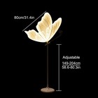 2pc Butterfly Floor Lamp ceiling Lamp for Wedding Party Decorations Props-32in
