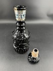 Jim Beam Vintage Glass Liquor Bottle Decanter With Cork Lid Stopper Ky Drb 230