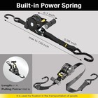 Automatic Retractable Ratchet Straps Heavy Duty Self Retracting Tie Down Straps
