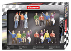 New 1 32 Scale Carrera Track Set Of Figures - Spectators  15 Pcs  20021128