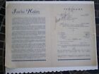 Jascha Heifetz original Program authentic Autograph original Photo