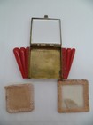 Vintage Rare Small Powder Compact From Czechoslovakia 