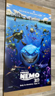 Finding Nemo 3d Movie Poster Double Sided Ds 27x40 New  Authentic Disney Pixar