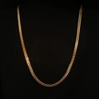Solid 10k Yellow Gold Franco Chain Necklace 20 Inch 3mm 10 Grams
