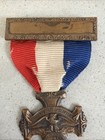 Wwi Wyoming Ny World War Service Medal Pin W  1917-1918 Ribbon Bar