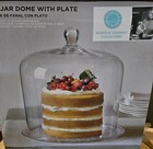 Martha Stewart Bell Jar 14 In Cloche Cake Dome W Plate Macys Exclusive Htf