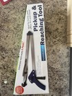 Reacher Grabber Pickup   Reaching Tool Foldable 3 Ft Silver blue black