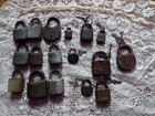 Lot Of 17 Vintage Corbin Padlocks 7 With Keys