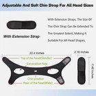 Anti Snoring Chin Strap Snore Stop Belt Sleep Apnea Snoreless Sleep Jaw Solution